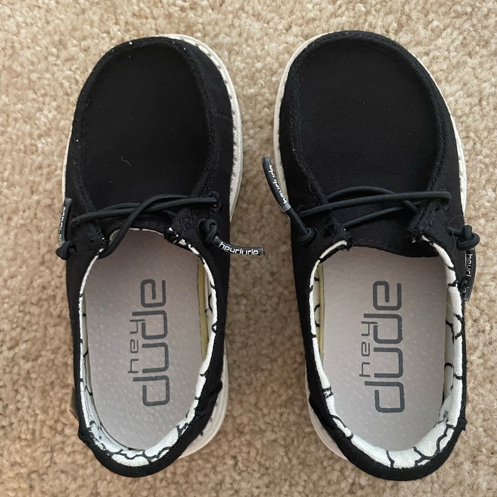 Toddler Hey Dude - Black - Size 8